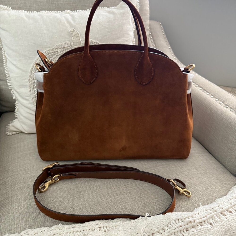 Coach Soft Empire 40 Warm Brown Suede - Picture 4 of 8